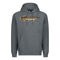 Rock Northern Pike Fish Illustrations Premium Hoodie - LillyAllenDesigns