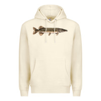 Sandshell Northern Pike Fish Illustrations Premium Hoodie - LillyAllenDesigns