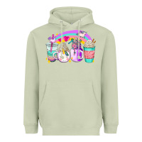 Matcha unicorn coffee cups Heavyweight Hoodie - AdoDesignShop