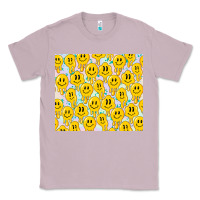 Lilac retro smiley faces Classic Tee - TumblerDesignByShophia