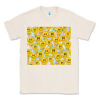 Natural retro smiley faces Classic Tee - TumblerDesignByShophia