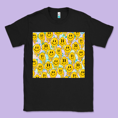 Retro Smiley Faces Classic Tee Designed By Tumblerdesignbyshophia
