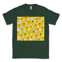Sports Green retro smiley faces Classic Tee - TumblerDesignByShophia