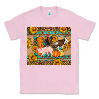 Bubblegum Pink Fall Coop Animals Classic Tee - Artiststas
