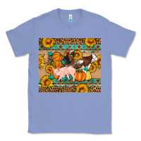 Colony Blue Fall Coop Animals Classic Tee - Artiststas