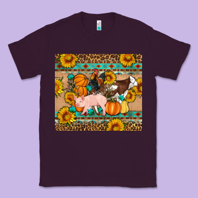 Fall Coop Animals Classic Tee Designed By Artiststas