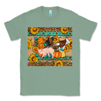 Sage Fall Coop Animals Classic Tee - Artiststas