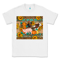 White Fall Coop Animals Classic Tee - Artiststas