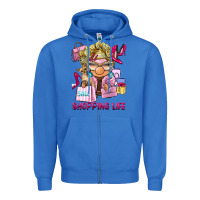 True Royal shopping life  gnome Zipper Hoodie - BarkalooDesign
