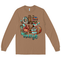 Toasted Coconut One Loved Nurse Long Sleeve Tee - FaDigitalArtStudio