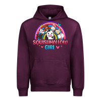 Mauve Wine squishmallow girl Urban Hoodie - JahusDesignShop