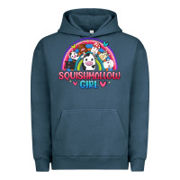 Pigment Midnight Navy squishmallow girl Urban Hoodie - JahusDesignShop