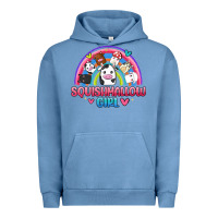 Pigment Pebble Blue squishmallow girl Urban Hoodie - JahusDesignShop