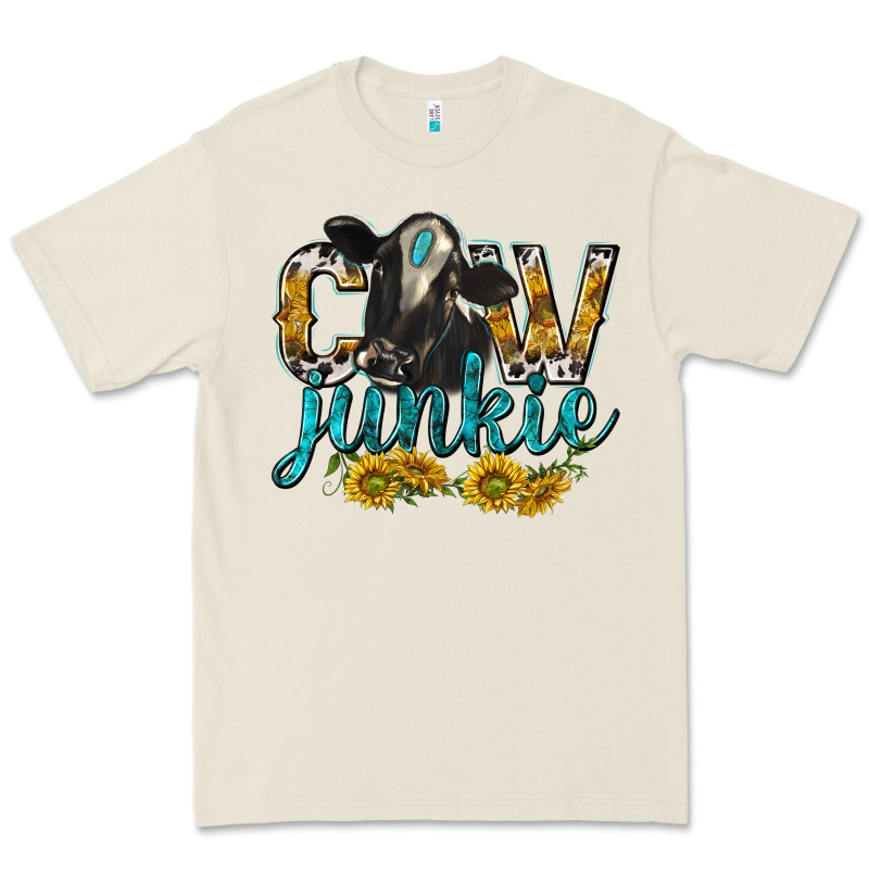 Cow Junkie With Cow Premium Tee by texasbilliewilder | Teevron