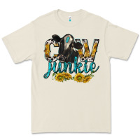 Bone Cow Junkie with Cow Premium Tee - texasbilliewilder
