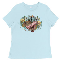 Baby Blue Country Mama Ladies Tee - HowdyJamesFarm
