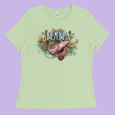 Country Mama Ladies Tee Designed By Howdyjamesfarm