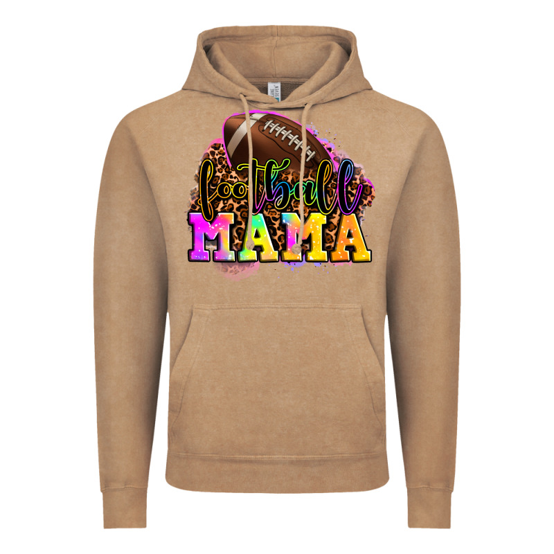 Football Mama Vintage Hoodie by OliviaCreatesArt | Teevron