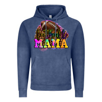 Vintage Denim football mama Vintage Hoodie - OliviaCreatesArt