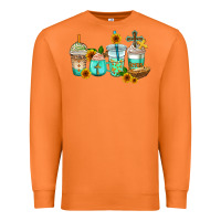 Carrot jesus coffee cups Premium Sweatshirt - AdoDesignShop