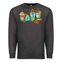 Smoke jesus coffee cups Premium Sweatshirt - AdoDesignShop