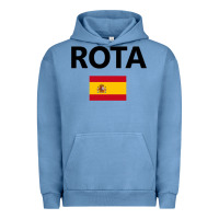 Pigment Pebble Blue rota spain spanish flag city vacation travel gift pullover hoodie Urban Hoodie - maiPhamDesign