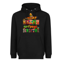 Black nacho average direktor Heavyweight Hoodie - AdoDesignShop