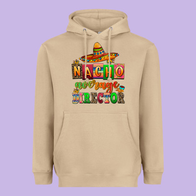 Nacho Average Direktor Heavyweight Hoodie Designed By Adodesignshop