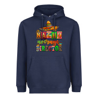 Navy nacho average direktor Heavyweight Hoodie - AdoDesignShop
