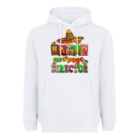 White nacho average direktor Heavyweight Hoodie - AdoDesignShop