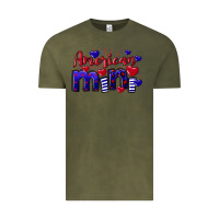 Vintage Olive American Mini  4th of July Vintage Tee - CowGirlArtShop