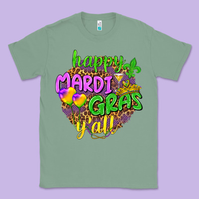 Love Mardi Gras Y'all Classic Tee Designed By Howdyjamesfarm