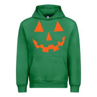 Emerald Halloween Pumpkin Face Gift Creepy Spooky Horror Urban Hoodie - maiPhamDesign