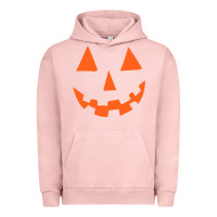 Pigment Salmon Halloween Pumpkin Face Gift Creepy Spooky Horror Urban Hoodie - maiPhamDesign