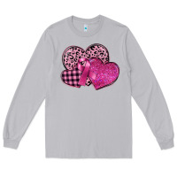 Moon Dust breast cancer hearts Long Sleeve Tee - FaDigitalArtStudio