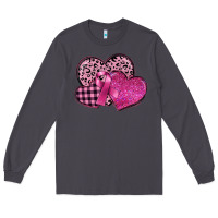 Smoke breast cancer hearts Long Sleeve Tee - FaDigitalArtStudio