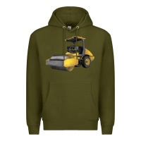 Army Green Drum Roller Premium Hoodie - LillyAllenDesigns