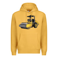 Mustard Drum Roller Premium Hoodie - LillyAllenDesigns