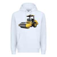 White Drum Roller Premium Hoodie - LillyAllenDesigns