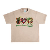 French Oak Peace love dia de los muertos Mexico Urban Heavy Tee - HowdyJamesFarm