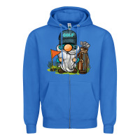 True Royal golf gnome Zipper Hoodie - BarkalooDesign