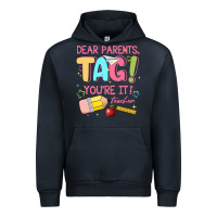 Navy dear parents tag youre it teacher Urban Hoodie - JahusDesignShop