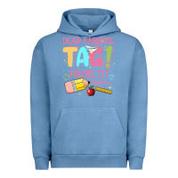 Pigment Pebble Blue dear parents tag youre it teacher Urban Hoodie - JahusDesignShop
