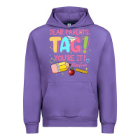 Tulip dear parents tag youre it teacher Urban Hoodie - JahusDesignShop