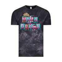 Cloud Black Mama of Drama Mother's Day Vintage Tee - CowGirlArtShop