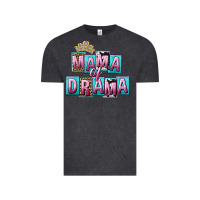 Vintage Black Mama of Drama Mother's Day Vintage Tee - CowGirlArtShop