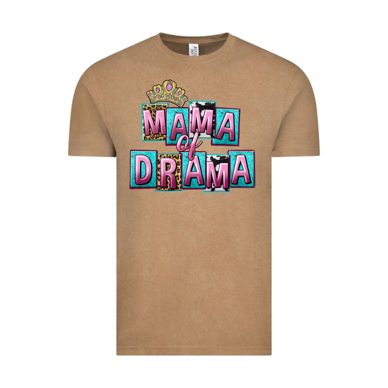 Mama Of Drama Mother's Day Vintage Tee by CowGirlArtShop | Teevron