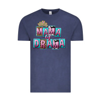 Vintage Denim Mama of Drama Mother's Day Vintage Tee - CowGirlArtShop