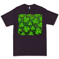 Plum shamrock and plaid Premium Tee - RanaPortraitStore