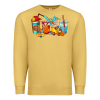 Antique Gold firefighter coffee cups Premium Sweatshirt - AdoDesignShop